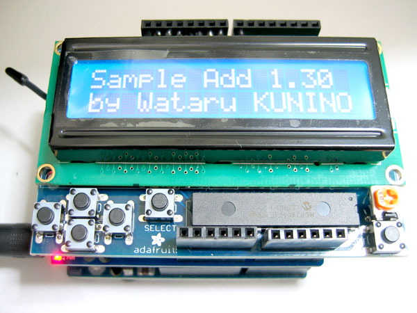 Arduino + Wireless SD + XBee + adafluit LCD
