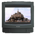 旧式テレビの写真