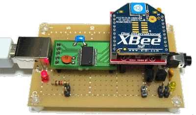 XBee End Deviceボードの製作例