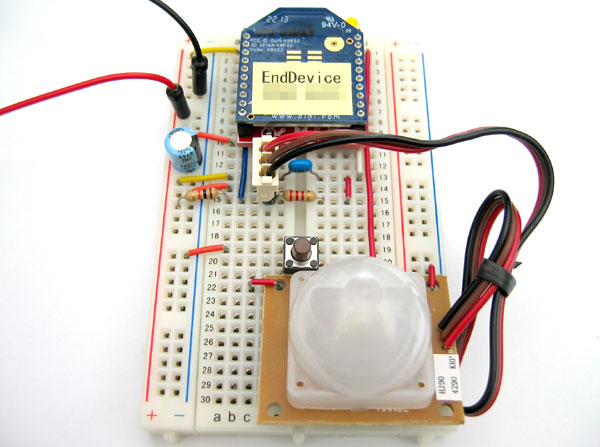 XBee人感センサーの製作例